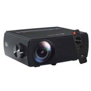 ZEBRONICS ZEB-PIXAPLAY 15 with Android 9.0, Full HD 1080p, WiFi/BT v5.1 (3400 lm / 1 Speaker / Remote Controller) Projector (Black)